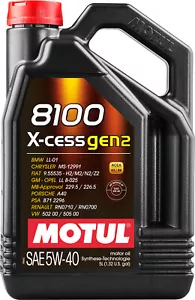 Motul 109228 8100 X-cess GEN2 5W-40 API Service SP Neue Generation 5 Liter - Bild 1 von 1