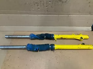 1986 86 SUZUKI DR125 DR 125 FRONT FORKS - Picture 1 of 5