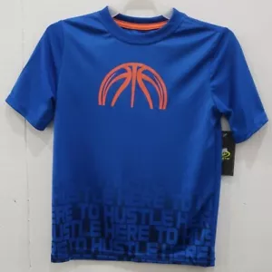 Athletic Works SS Graphic Tee Size M (8) Color Blue - Picture 1 of 4