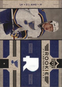 2006-07 Upper Deck Rookie Materials #RMDK D.J. King Jersey