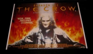 Original BRANDON LEE THE CROW 1994 Retail British Quad Poster MICHAEL WINCOTT - Picture 1 of 1