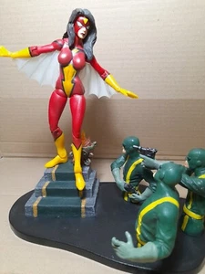 Spider-Woman 2006 Marvel Diamond Select Toybiz Series Action Figure With Stand - Picture 1 of 4