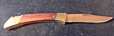 Vtg Pakistan Single Blade Folding Pocketknife - Image 1 of 4