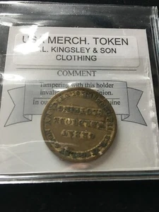 (1860) T. L. KINGSLEY NY-1064kpb (R-4) WARDROBE CLOTHING - UTICA, NY - Picture 1 of 5