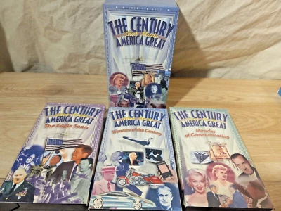 The Century That Made America Great 3 VHS Set - Image 1 of 4