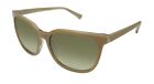 New Isaac Mizrahi 30207 Sunglasses Full-Rim 55-17-130 Plastic Cat Eye Kh Womens