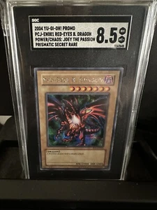 Yu-Gi-Oh! SGC 8.5 NM-MT+ Red-Eyes B. Dragon Power of Chaos PCJ-EN001 - Picture 1 of 1