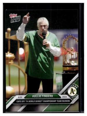 2024 Topps Now #336 Rollie Fingers Base Card (Qty) - Image 1 of 2