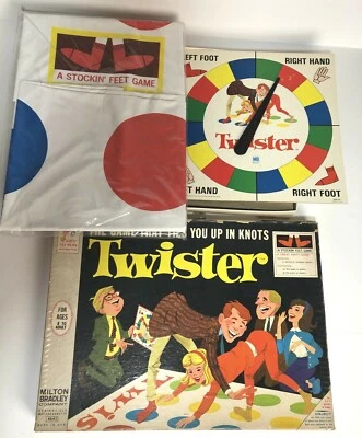 VTG Original 1966 Twister Game-MAT SEALED in BAG-Milton Bradley #4645 USA - Image 1 of 4