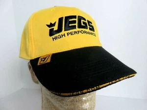 *NUOVO*JEGS Cappello Uomo Ricamato Alta Prestazione Strap Back Berretto Regolabile Giallo - Foto 1 di 5