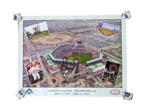 Citizens Bank Park Eröffnungstag Poster Philadelphia Phillies 12. April 2004 - Bild 1 von 3
