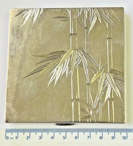 1947-48 estuche japonés 950 plata St. Silver, marcado CPO, por la oficina militar de EE. UU. - Imagen 1 de 6