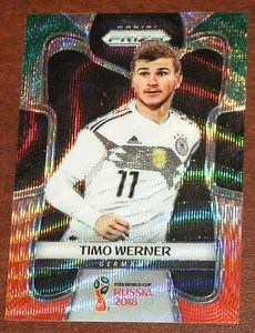 2018 Prizm World Cup Timo Werner Green & Orange Wave #98 Germany - Picture 1 of 2
