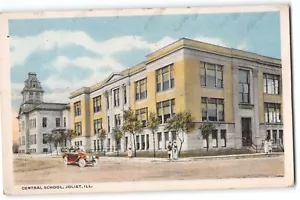 Cartolina: Scuola Centrale, Joliet, Illinois - 1910s Paul R. Vogel Co. - Foto 1 di 2