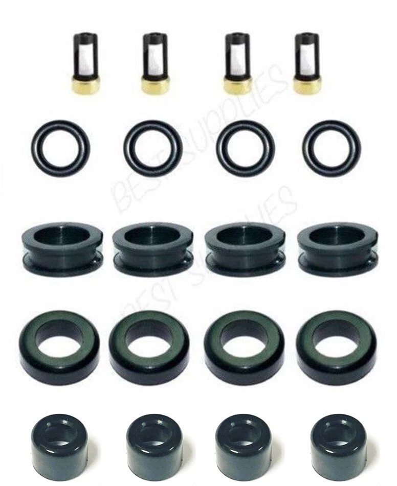 Fuel Injector Repair Kit for 2002 - 2008 Toyota Lexus Seals Filters Grommets - Image 1 of 1