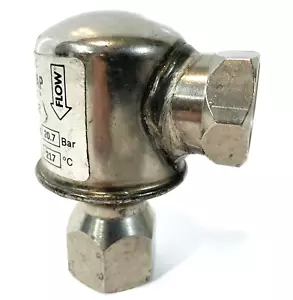 Armstrong Thermostat-Dampffalle TTF-1R 1 Zoll NPT rechter Winkel Edelstahl - Bild 1 von 5