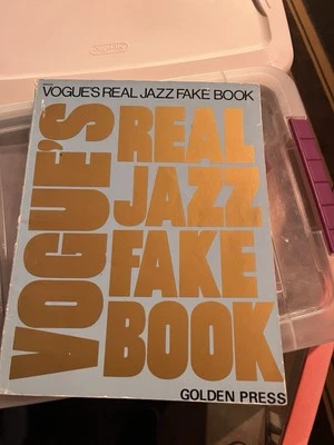 Vogue's Real Jazz Fake Book, Golden Press, Great Condition - Image 1 of 4