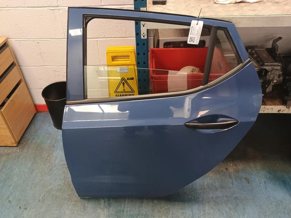 Rear Door HYUNDAI I10 Blue Left Passenger N/S 2014-2021 - Image 1 of 4