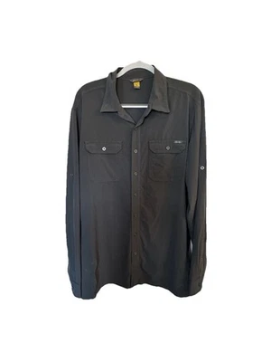 Eddie Bauer First Ascent Mens  Sz L Gray  Button Up Field Shirt  Sz TL Tall - Image 1 of 4
