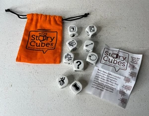 Rory’s Story Cubes - Original - 9 Cubes, 54 Images, Storage Bag Orange - Picture 1 of 1