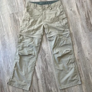 REI Convertible UPF30 Lightweight Hiking Outdoor Beige Girl L (12/14) Pants - Picture 1 of 14