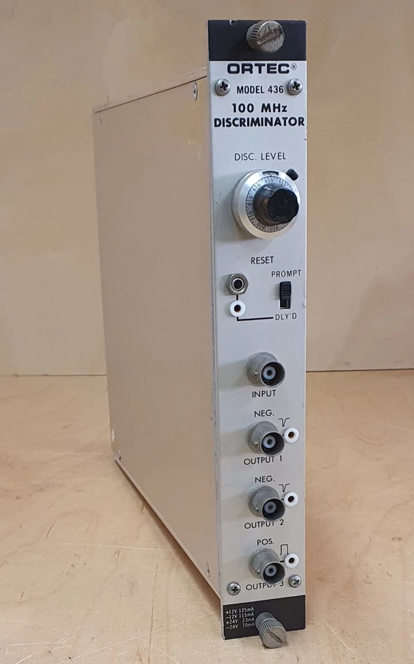 ORTEC 436 NIM-Modul Bin Module 100Mhz  Discriminator 19" Einschub - Bild 1 von 4