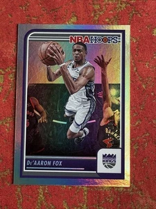2023-24 Panini Hoops De Aaron Fox Silver /199 #174 Kings San Antonio Spurs - Picture 1 of 2