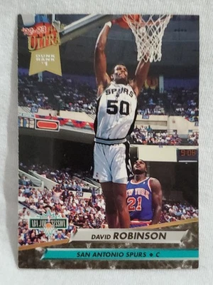 Fleer Ultra Dunk Rank 1992-93 David Robinson #201 San Antonio Spurs Foto 1 de 2