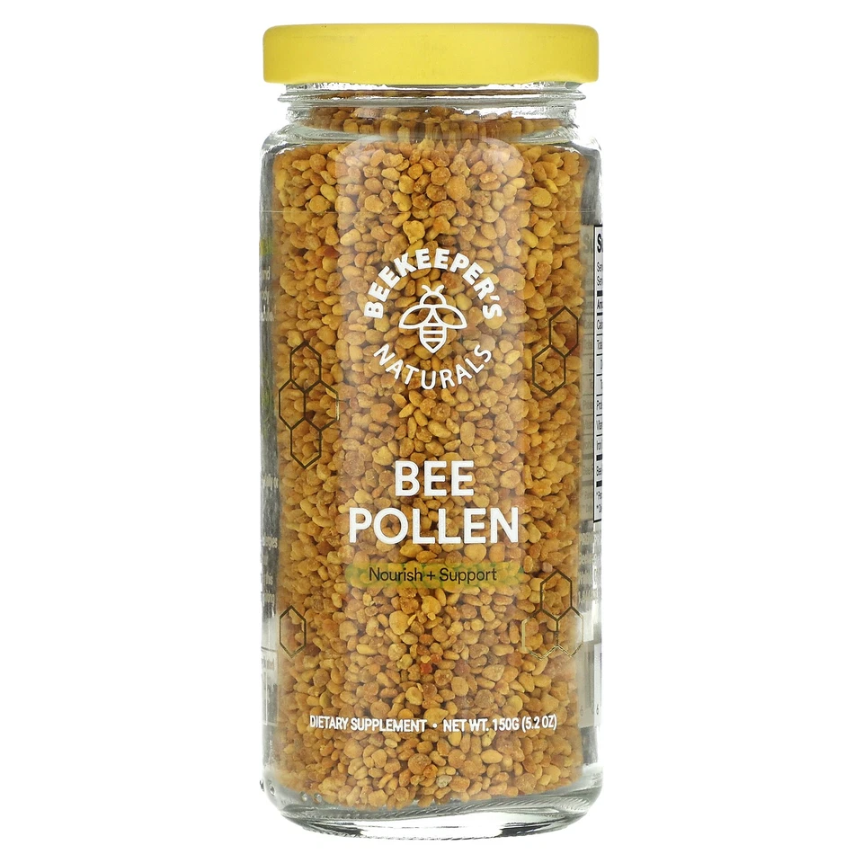 Beekeeper's Naturals 100 Raw Bee Pollen 5.2 Oz
