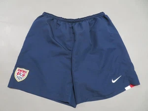 Pantaloncini calcio Stati Uniti uomo blu navy calcio US Soccer Crest Nike Athletic - Foto 1 di 7