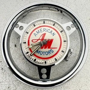Vintage American Motors Steering Wheel Men's Mechanical Wristwatch 8461 Swiss - Picture 1 of 5