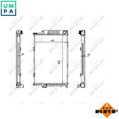 RADIATOR ENGINE COOLING 507620 FOR M51 D25 2.5L 6cyl - Image 1 of 4