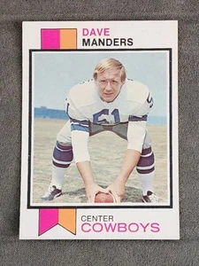 1973 Topps #526 Dave Manders - Set Break - Dallas Cowboys - Foto 1 di 2