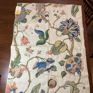 VTG Payne & Co Tidewater Hand Blocked Print James River Collection Fabric Sample - Picture 1 of 8