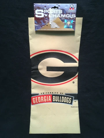 RARE GEORGIA BULLDOGS FOOTBALL NATIONAL CHAMPION MCARTHUR SPORT CHAMOIS TOWEL Cover