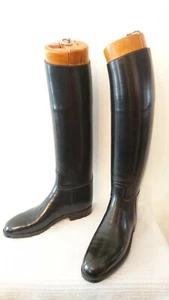 Bottes (neuves) cavalerie  Cuir "Noir" - CHESNOT  Bottier  PARIS  ---  T.41 - Imagen 1 de 7