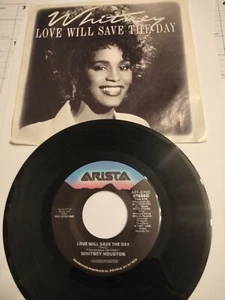 Whitney Houston 45rpm Love Will Save The Day / How Will I Know w Picture Sleeve - Picture 1 of 1