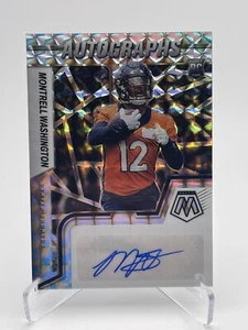 Montrell Washington 2022 Panini Mosaic RC Auto Silver Mosaic #RAM-MOW - Picture 1 of 2