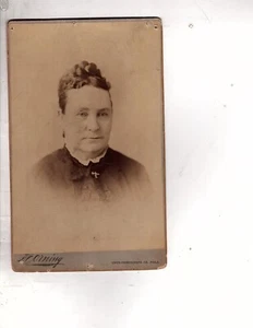 Foto Antigua Adulto Mujer Union Co Retrato Tarjeta Gabinete Años 1800 (k - Imagen 1 de 1