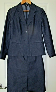 Mossimo Women's Denim Suit (Blazer & Skirt), Sz Small - Picture 1 of 9