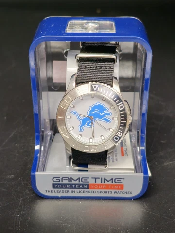 DETROIT LIONS NFL Men's Game Time Watch New Old Stock Cover