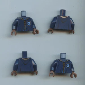Harry Potter LEGO x 4 Dark Blue Minifigure Torso Quidditch Robe Ravenclaw Crest - Picture 1 of 1