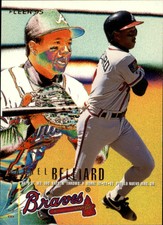 1995 Fleer Atlanta Braves Baseball Card #301 Rafael Belliard