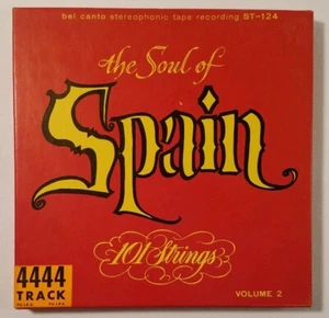 7 1/2 IPS 4Track Soul Of Spain - 101 Strings - Picture 1 of 4