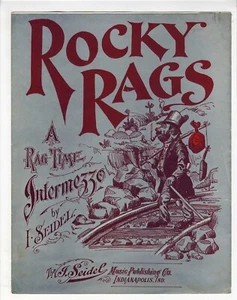 RAG RAGTIME HOBO TRAIN TRACKS Noten 1911 Rocky Rags ISIDORE SEIDEL - Bild 1 von 1