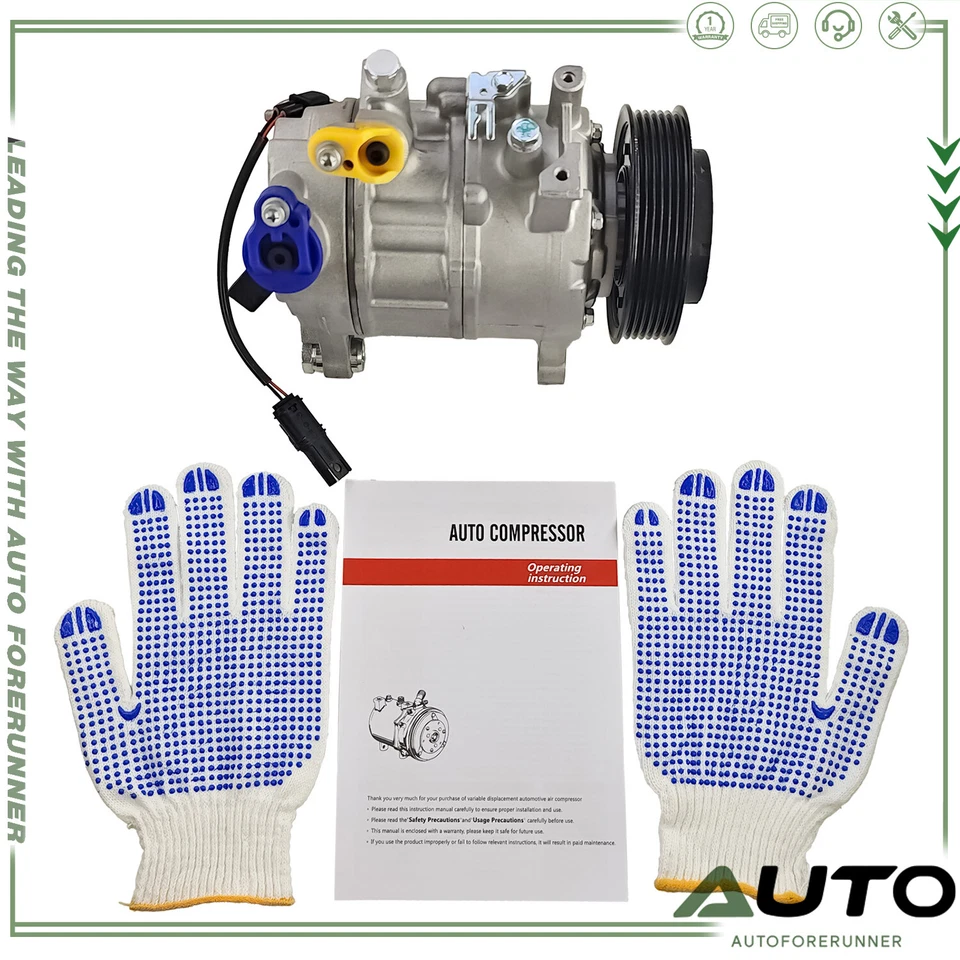 AC A/C Compressor with Clutch for Mercedes-Benz S550 2014-2015 S63 AMG	4.7L 5.5L - Image 1 of 4