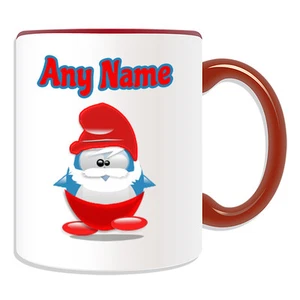 Personalised Gift Papa Smurf Mug Money Box Cup Funny Novelty Penguin Cartoon Tea - Picture 1 of 21