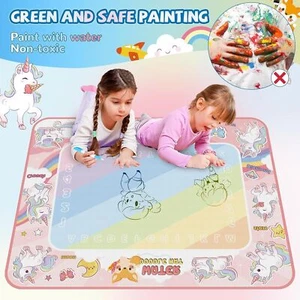 Wasser Doodle Matte Wasser Zeichnen Malmatte,Aqua Zeichnung Baby Wassermalmatte - Bild 1 von 18