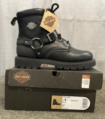NUEVO GENUINO HARLEY DAVIDSON D87245 TALLA 8 MUJER Becky Flash 6 Pulgadas Motocicleta Foto 1 de 4