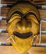 Mask Hanging Human Large Face Korean Traditional Hahoe Yellow Yangban Nobleman